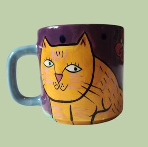 Chaleur Whimsical Cat Mug From Happy Dog & Cat Franchise